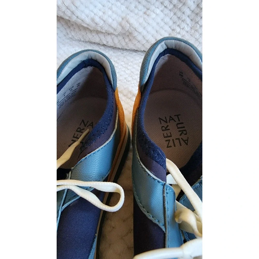 Naturalizer Women 9M Remy Suede Color block Sneakers Leather/Fabric MSRP $110